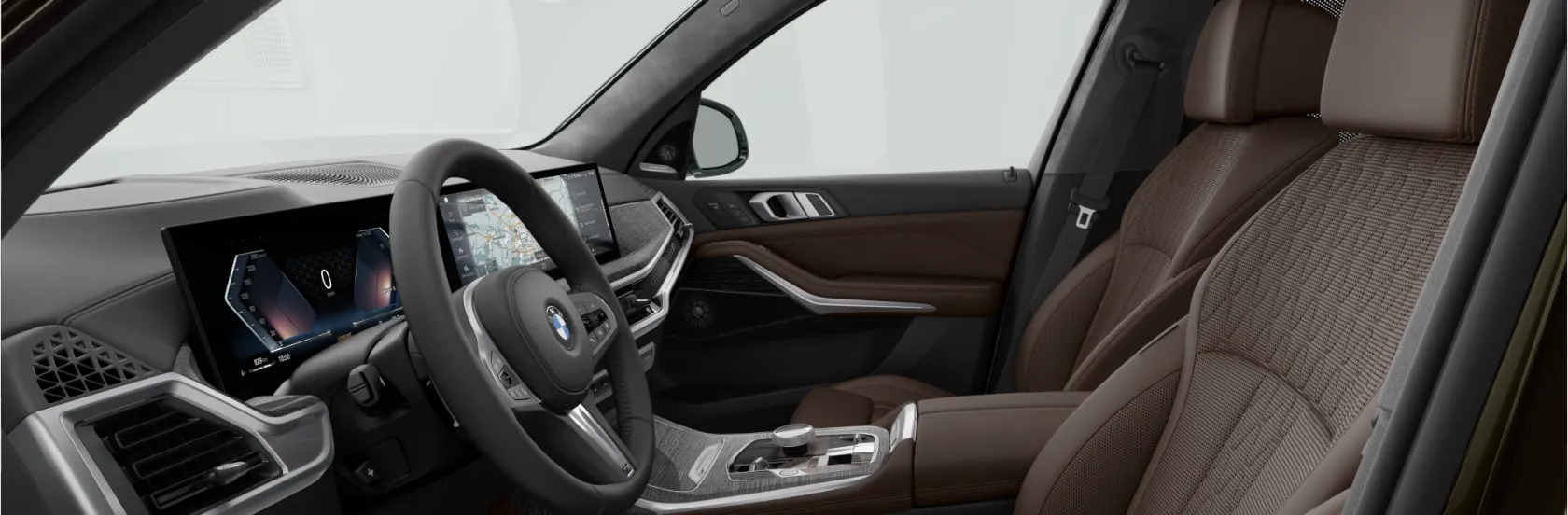 BMW Individual extended leather trim 'Merino' Coffee | Black